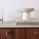 Bouton T Helix Stripe - Finition Acier Inoxydable