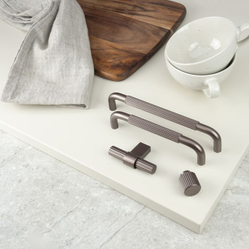 Poignée Helix Stripe - Bronze Foncé