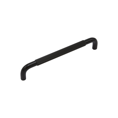 Poignée Helix Stripe - 160mm - Noir Mat dans le groupe Style / Magasiner par style / Industriel chez Beslag Online (309280-11)