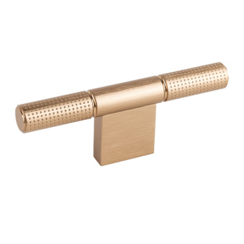 Bouton T Point - Laiton Brossé