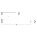 Poignée Linkk - Laiton Brossé