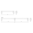 Poignée Linkk - Noir Brossé