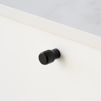 Bouton Brooklyn Ø20mm - Noir Brossé