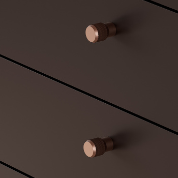 Bouton Brooklyn Ø20mm - Bronze Brossé