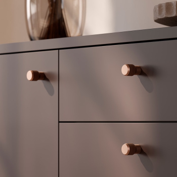 Bouton Brooklyn Ø20mm - Bronze Brossé
