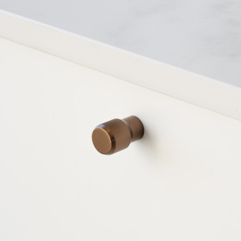 Bouton Brooklyn Ø20mm - Bronze Brossé