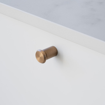 Bouton Fase Ø23mm - Laiton Brossé Foncé