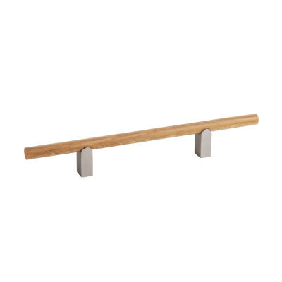 Poignée Kumo Wood - Chêne/Aspect Inoxydable dans le groupe Nouvelles chez Beslag Online (317705-11-V)