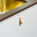 Loop - Cuir marron/Chrome