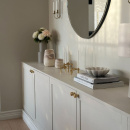 Bouton Esther - Laiton Poli