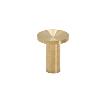Bouton Sture - 18mm - Laiton Brossé Non Traité