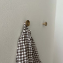 Patère Sture - 28 mm - Laiton Brossé Non Traité