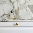 Bouton Dalby - Laiton Poli Non Traité