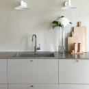 Bouton Lund - Fini Acier Inoxydable