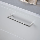 Poignée Bob - 160mm - Nickelée