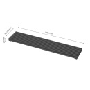 Grille D\'aération - 598x125 - Noir Mat