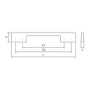 Poignée Laia Mini - 160/192mm - Noir Mat