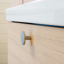 Bouton Como Big - Fini Acier Inoxydable