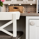 Bouton Como Big - Fini Acier Inoxydable