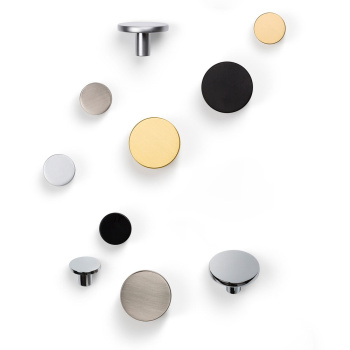 Bouton Como Big - Fini Acier Inoxydable