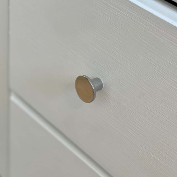 Bouton Como - Chrome