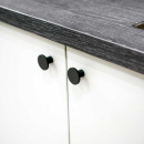 Bouton Como - Noir Mat