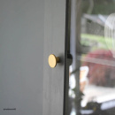 Bouton Como - Laiton Brossé