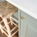 Bouton Como - Laiton Poli