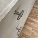 Bouton T-Type - Fini Acier Inoxydable