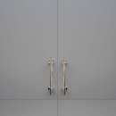 Poignée Uniform - 128mm - Plaqué Nickel