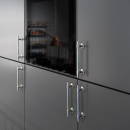 Poignée Uniform - 128mm - Plaqué Nickel