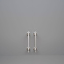 Poignée Uniform - 128mm - Aspect Inoxydable Brossé