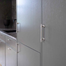 Poignée Uniform - 128mm - Aspect Inoxydable Brossé