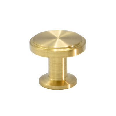 Bouton Uno - Laiton Brossé Non Traité dans le groupe Boutons / Couleur/Matériau / Laiton chez Beslag Online (343312-11)