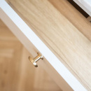 Bouton Uno - Laiton Brossé Non Traité