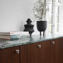 Bouton Uno - Inox Brossé