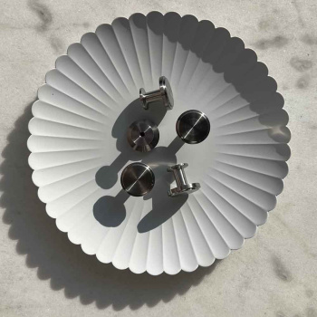 Bouton Uno - Inox Brossé