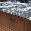 Bouton Uno - Noir Mat