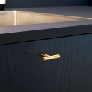 Bouton T Spira - Laiton poli