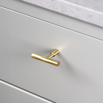 Bouton T Spira - Laiton poli