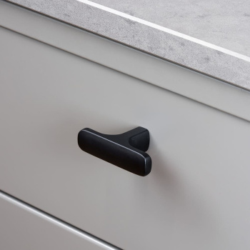 Bouton T Ethel - Noir Mat