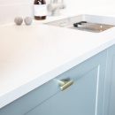 Bouton T Ethel - Laiton Brossé