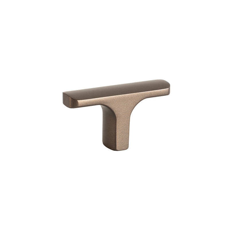 Bouton T Ethel en bronze chaud