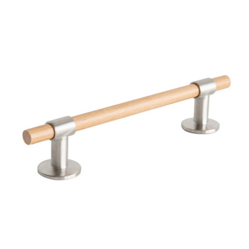 Poignée Uniform - 128mm - Chêne/Inox Brossé