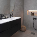 Poignée Profilée Lip - Noir