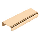 Poignée Profilée Lip - 120mm - Laiton Poli non traité