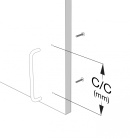Poignée Profilée Lip - 120mm - Laiton Poli non traité