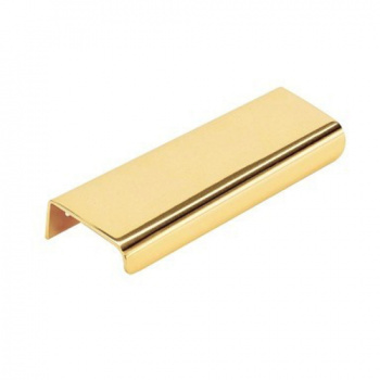 Poignée Profilée Lip - 120mm - Laiton Poli