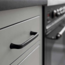 Poignée Provence - 160mm - Fonte Noire