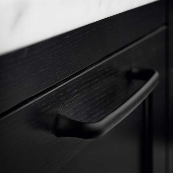 Poignée Provence - 160mm - Fonte Noire